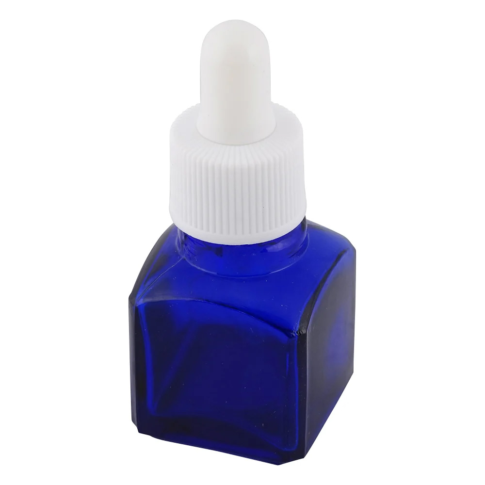 スポイト薬瓶（オーバーキャップ付き）　9mL　ブルー画像