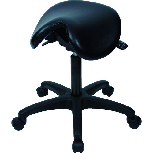 ＴＲＵＳＣＯ　作業用チェア　サドル型　角度調整機能付　Φ５７０ＸＨ５７０－７６０画像