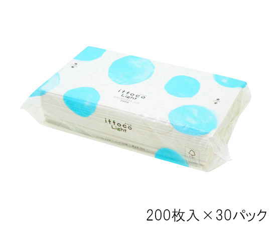 イットコライトタオルL200ハード　200枚入×30パック画像