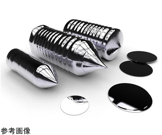 2インチシリコンウェハ 研究用 [P（100）,1-100Ω] 片面ミラーDF品 25枚入画像