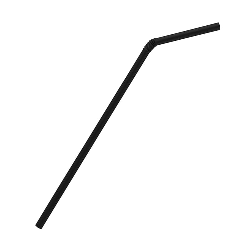 ヘイコーフレキシブルストロー６ｘ２１　黒　裸画像