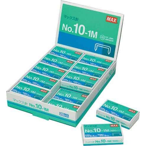ホッチキス　１０号針　１０００本入　２０箱画像