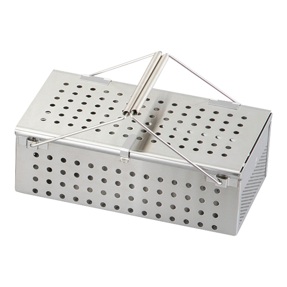 ステンレスパンチングカゴ 240×120×80mm画像
