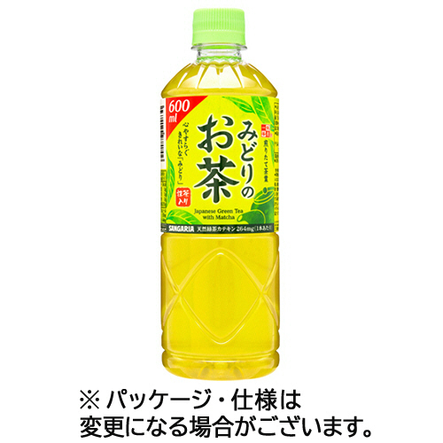 みどりのお茶 600mL ﾍﾟｯﾄﾎﾞﾄﾙ 1ｹｰｽ(24本)画像
