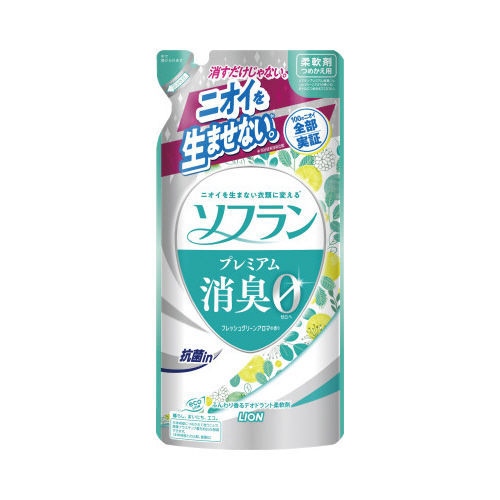 ソフランＰフレッシュグリーンアロマ替４２０ｍｌ×４画像