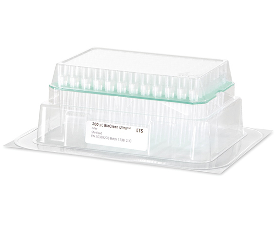 汎用チップ グリーンパック個別詰替用 GP UNV 250μL S 960A/10 1個（96本×10パック入）画像