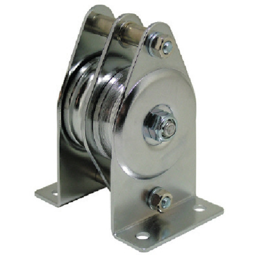 ｽﾃﾝﾚｽ固定滑車 たて型 二車 1個画像