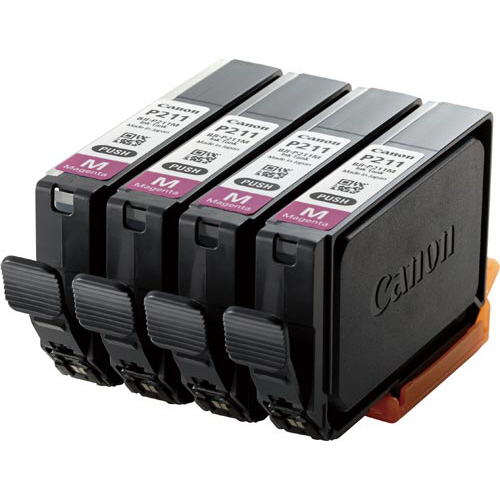 純正インク　ＢＪＩ－Ｐ２１１Ｍ（４Ｐ）　マゼンタ画像