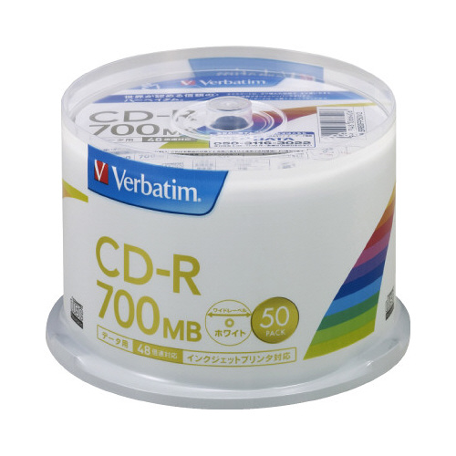ＣＤ－Ｒ　４８倍速　５０枚ＳＰ画像