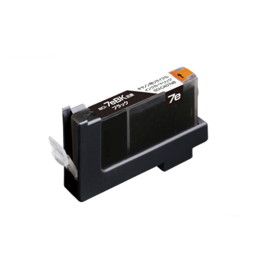 ﾘｻｲｸﾙｲﾝｸｶｰﾄﾘｯｼﾞ ﾌﾞﾗｯｸ(染料) [ｷﾔﾉﾝ:BCI-7eBK互換] ECI-CA07EB 1個画像