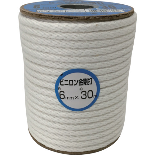 ﾛｰﾌﾟ ｸﾚﾓﾅ金剛打ﾛｰﾌﾟﾎﾞﾋﾞﾝ 6φ×30m 1巻画像