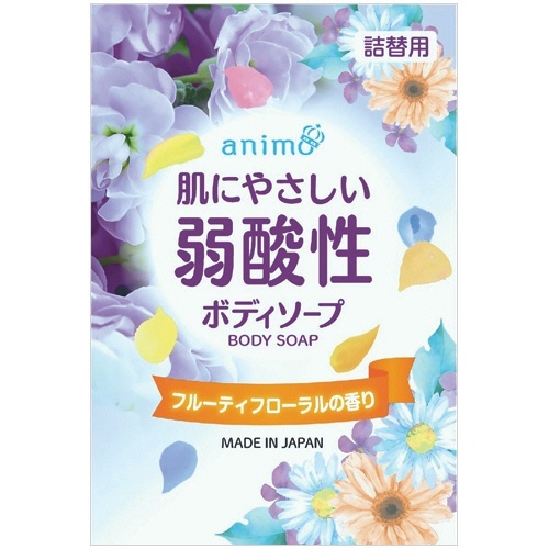 肌にやさしい弱酸性ボディソープ フルーティフローラル 詰替用 340mL 1個
