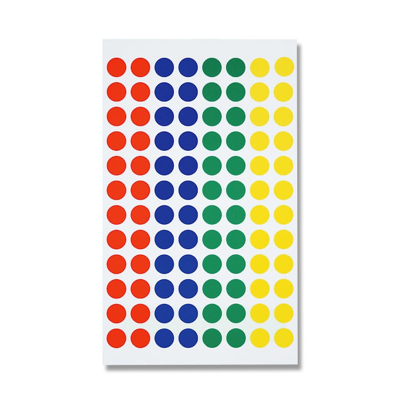 タックラベル　Ｎｏ．６４９　Φ９　６７２片入画像