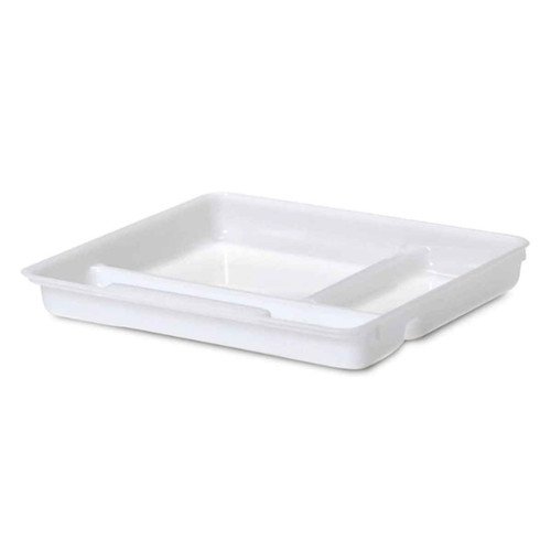 小物整理トレー　幅29.6×奥行27×高さ4cm　小物整理　トレー　ホワイト画像