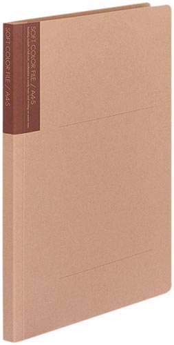 ソフトカラーファイル　Ａ４縦　茶　１０冊画像