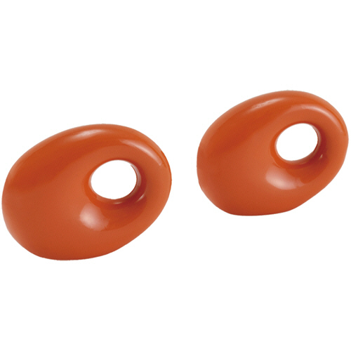 ﾀﾆﾀｻｲｽﾞ ﾘﾝｸﾞﾀﾞﾝﾍﾞﾙ 0.5kg ｵﾚﾝｼﾞ 1ﾊﾟｯｸ(2個)画像