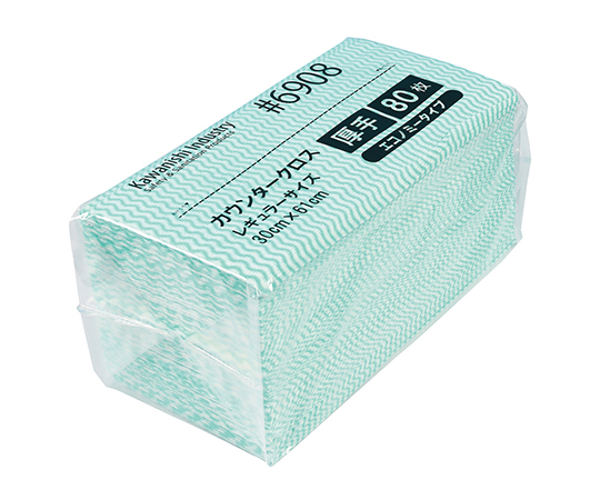 カウンタークロス（エコノミー厚手） グリーン 1袋（80枚入）画像