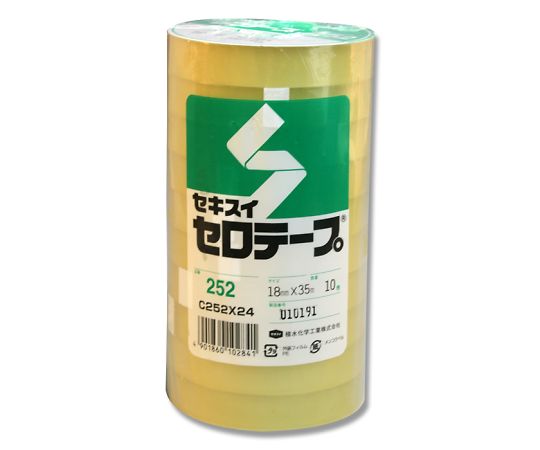 セキスイセロテープ 18mm×35m 10巻パック No.252画像