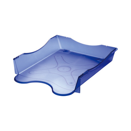 メガタフトレー　クリアブルー×５画像