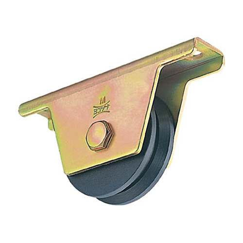 鉄重量戸車90 V 1個