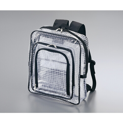 アズピュアＰＶＣクリアバッグ　クリアリュック画像