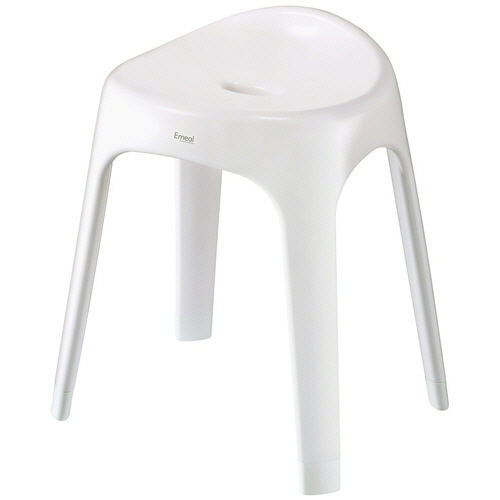 ｴﾐｰﾙ 風呂ｲｽ S40 ﾎﾜｲﾄ 1個画像