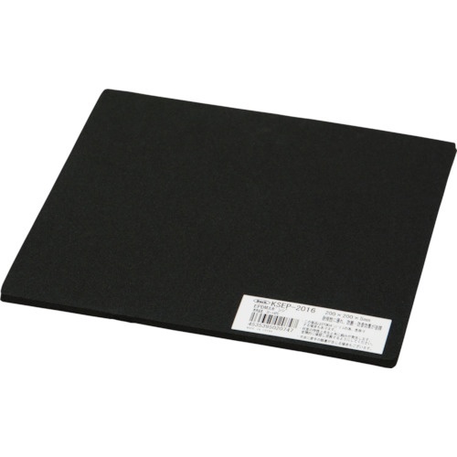 EPDMスポンジ　200×200　5t　黒　1枚画像