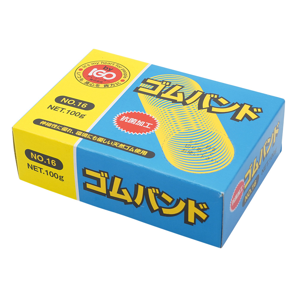 IGOゴムバンド #16 100g アメ 1箱（680本入）