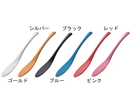 アルミ フラットスプーン ピンク