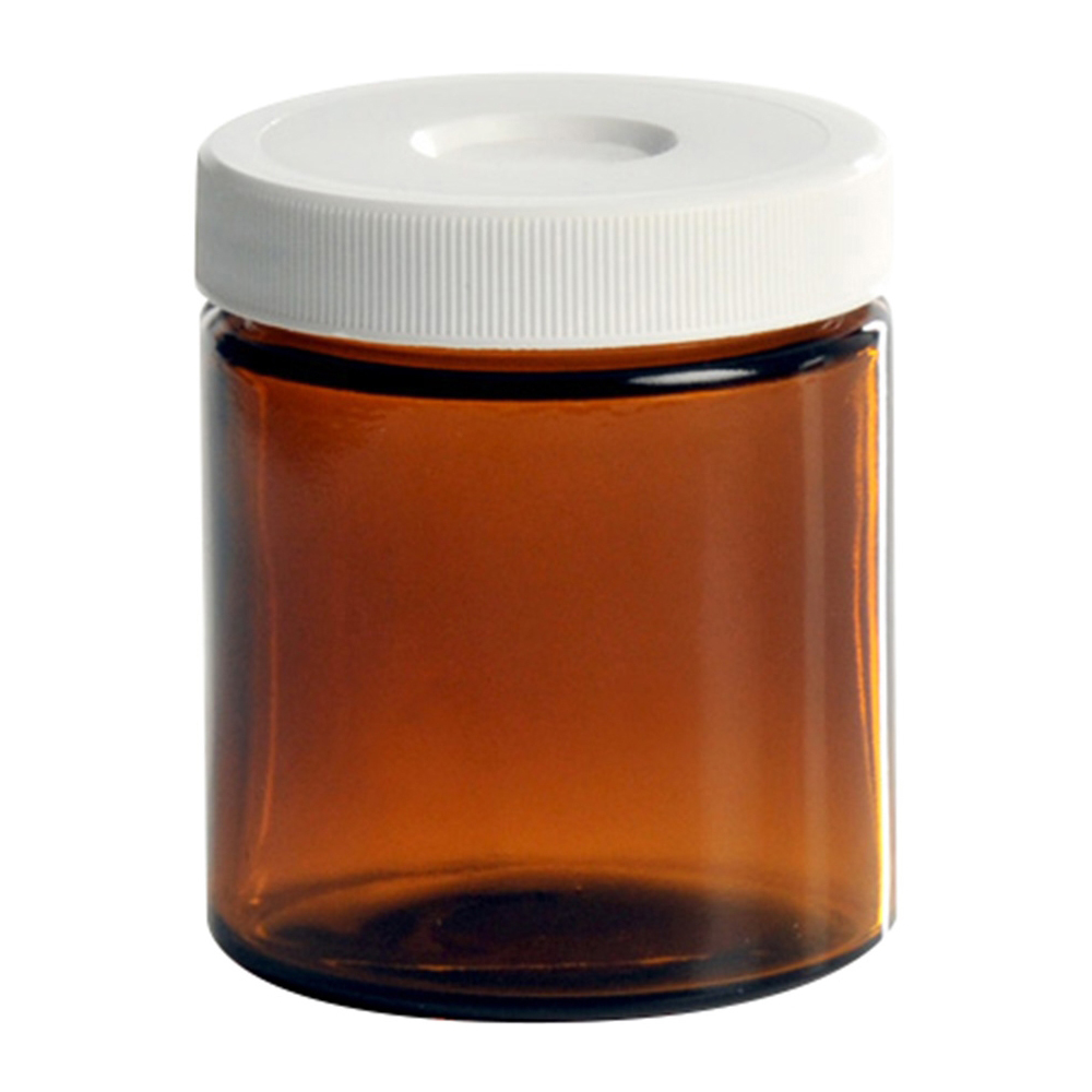 セプタム付きボトル・広口 110mL 未洗浄 茶 24本入画像