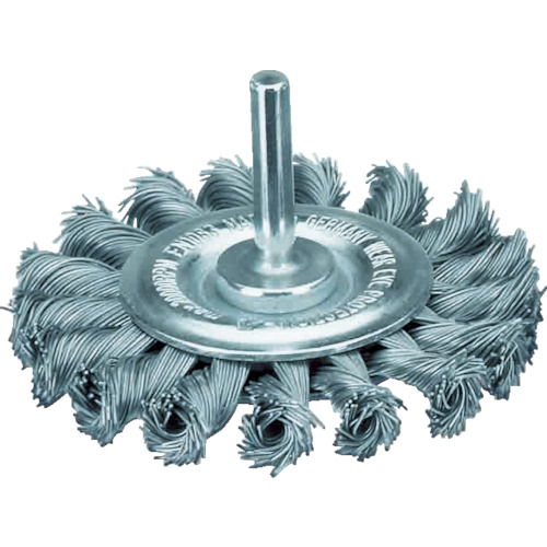 軸付ﾎｲﾙﾌﾞﾗｼ Φ75 高張度鋼線 0.5 1個画像