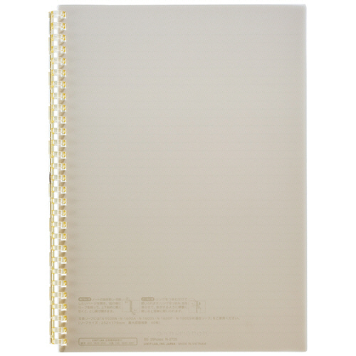 ｵｰﾌﾟﾝﾘﾝｸﾞﾉｰﾄ ｾﾐB5 29穴 B罫 ﾘｰﾌ30枚付属 ﾌﾞﾗｳﾝ 1冊画像