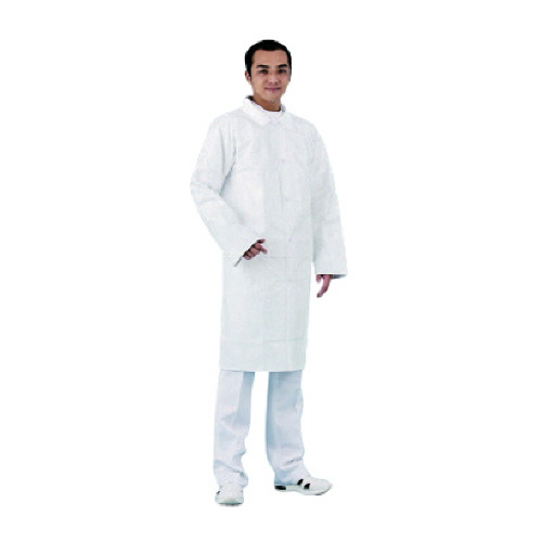 ﾀｲﾍﾞｯｸ製白衣 袖口ｺﾞﾑ無し M 1着画像