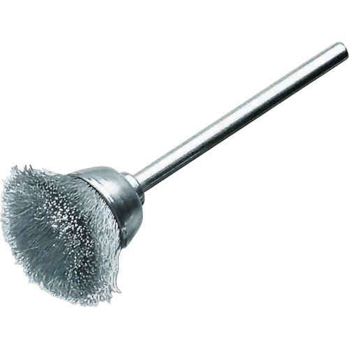 軸付ﾐﾆﾁｭｱｶｯﾌﾟ型ﾌﾞﾗｼ ｽﾃﾝﾚｽ線0.1 Φ15 1個画像