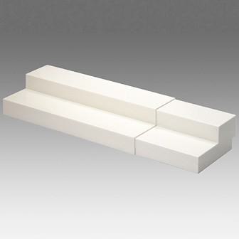 スライド式ひな段（2段） 白画像