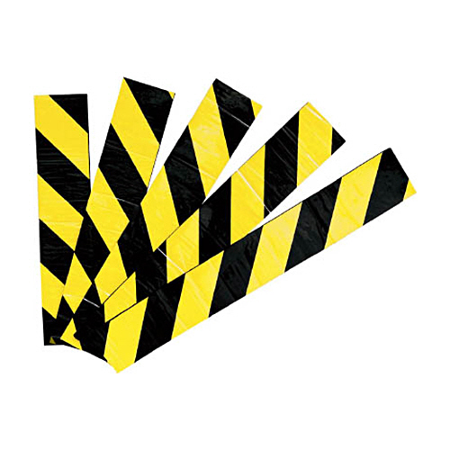 ｴﾙ日昌 反射ﾄﾗｸｯｼｮﾝ 5mm×100mm×1m 黄/黒 1枚画像