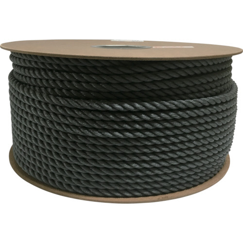 ﾎﾟﾘｴﾁﾚﾝﾛｰﾌﾟﾄﾞﾗﾑ巻 9mm×150m ｸﾞﾚｰ 1巻画像