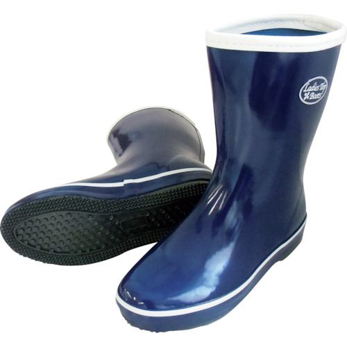 喜多婦人ｺﾞﾑ長靴ﾈｲﾋﾞｰ24.0 1足画像