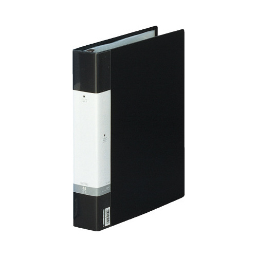 クリヤーブック交換式　黒　Ａ４縦背幅５０ｍｍ画像