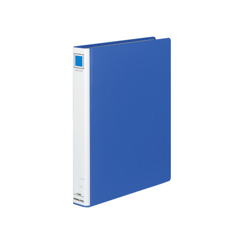 ４穴リングファイル　青　Ａ４縦　背幅４５ｍｍ画像