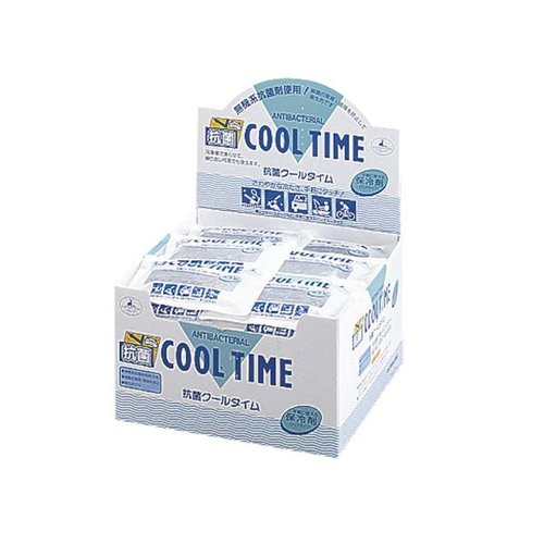 保冷剤 抗菌クールタイム(S)150g パール金属 パッケージの上面が見え、側面には商品説明が印刷されている状態