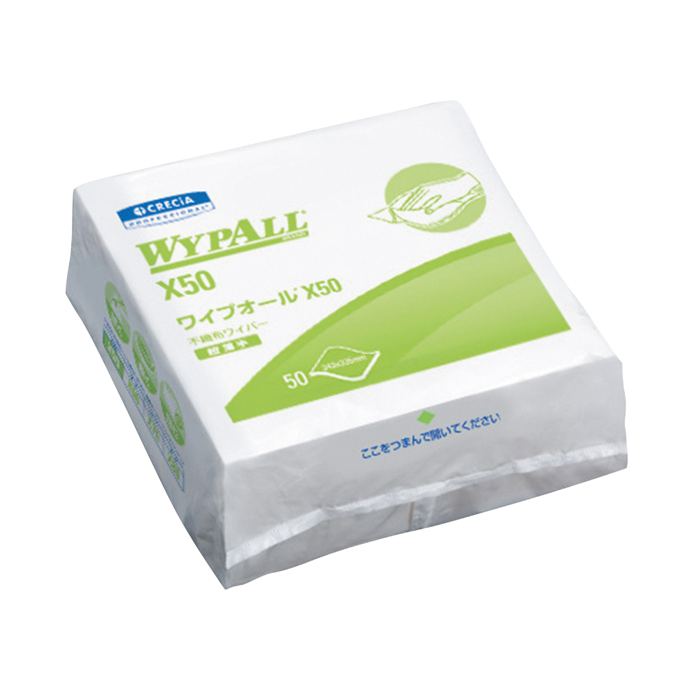 ワイプオールX50　4つ折りタイプ　50枚×18袋入画像