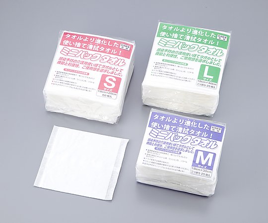 ディスポ清拭タオル　中　２５枚入画像