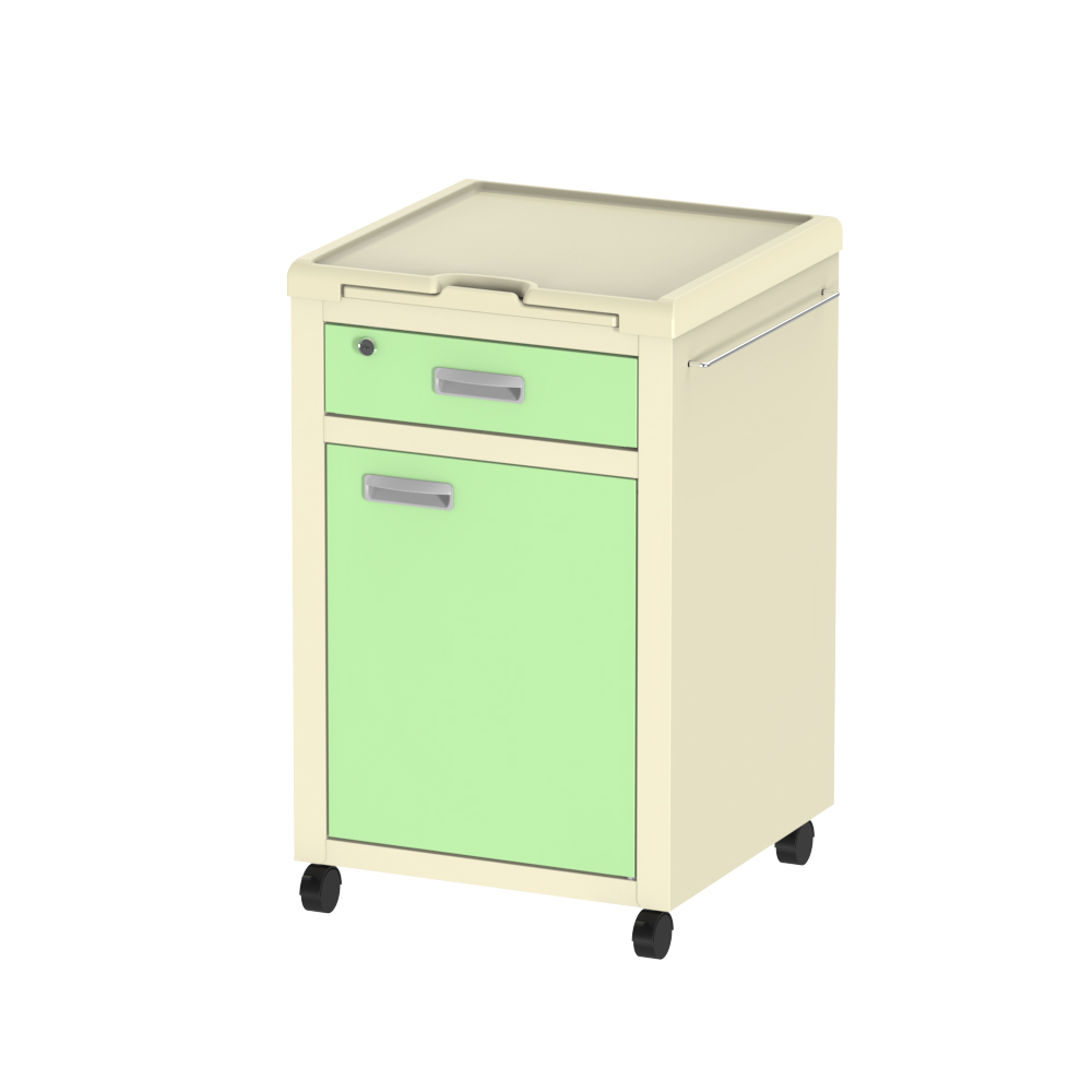 床頭台 グリーン画像