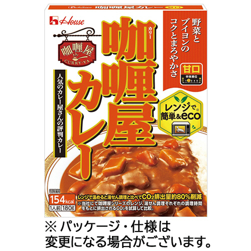 ｶﾘｰ屋ｶﾚｰ 甘口 180g 1ｾｯﾄ(10食)画像