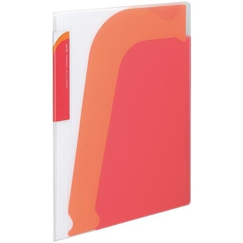 ポケットブック＜ノビータ＞８Ｐ　透明赤　５冊画像