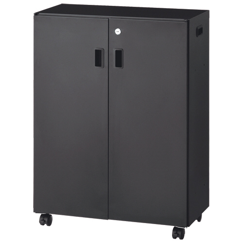 ｾｷｭﾘﾃｨﾃﾞｽｸﾀｰﾅ 幅600×奥行300×高さ800mm ﾌﾞﾗｯｸ 1台画像