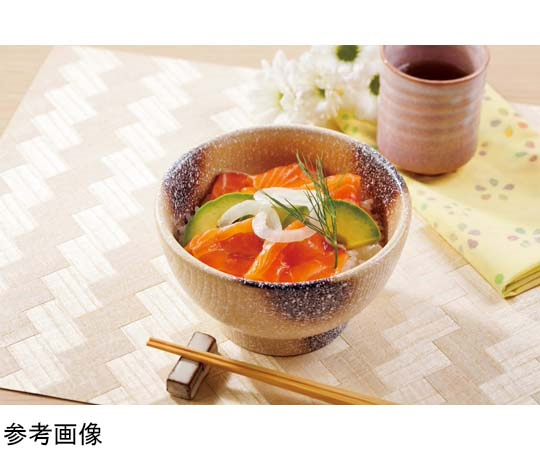 千寿丼（大） 志野淡雪 10個入 パッケージの上面が見える状態で、温かみのある色合いのデザインが特徴的