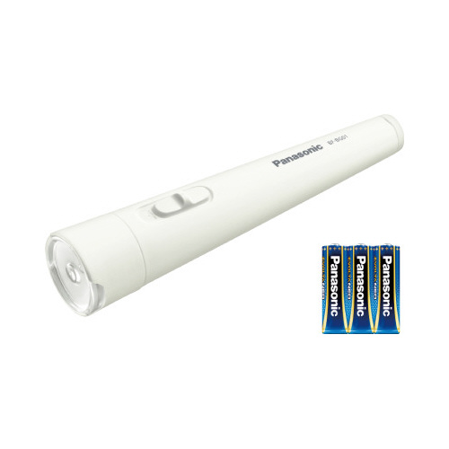 乾電池エボルタＮＥＯ付き　ＬＥＤ懐中電灯画像