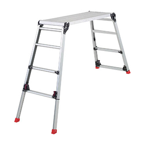 足場台 ｱﾙﾐ製 脚部伸縮ﾀｲﾌﾟ 高さ0.87-1.18m 1台